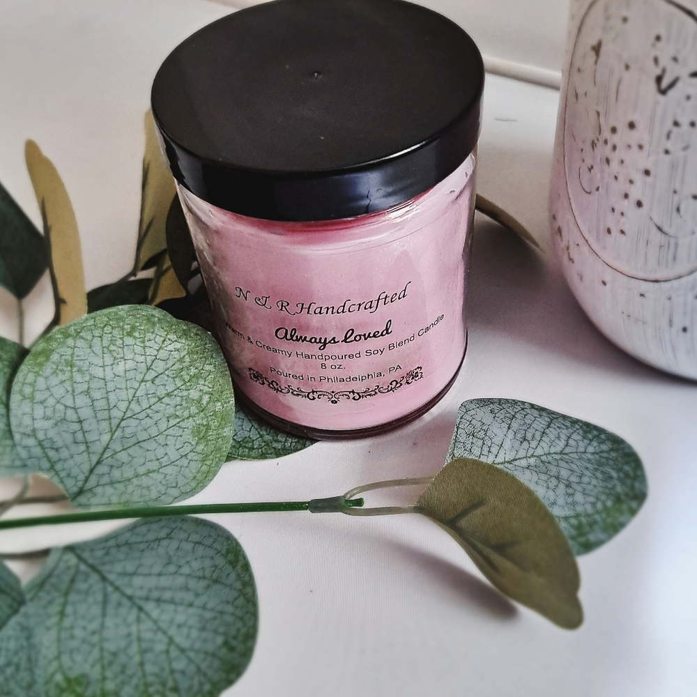 Always Loved 8 oz. Fragrance Soy Candle - Picture 3 of 4